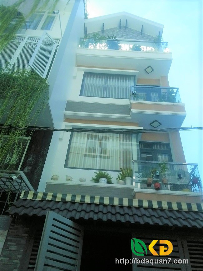 Bán nhà 2 lầu đẹp hẻm 502 đường Huỳnh Tấn Phát Quận 7